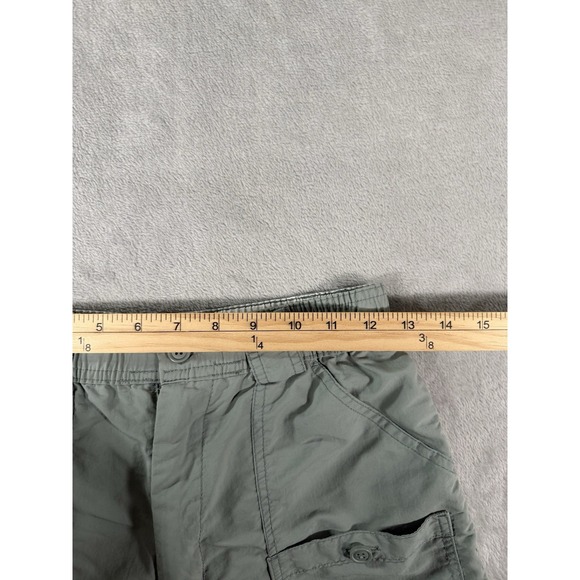 Aftco Cargo Shorts Mens 28 Green Fishing Nylon Utility Hiking Outdoors - Picture 6 of 11